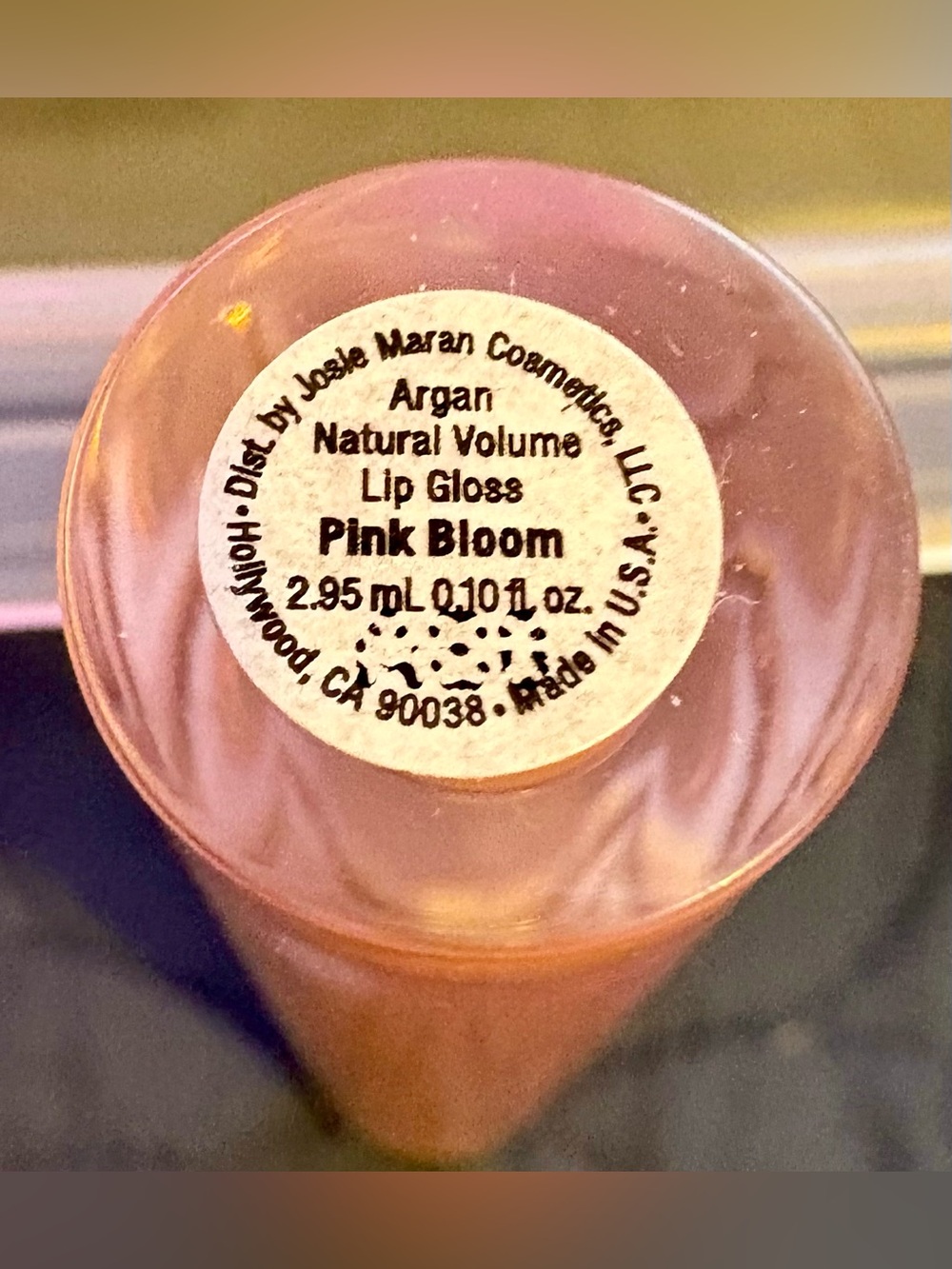 JOSIE MARAN Pink Bloom Lip Gloss - Picture 2 of 2